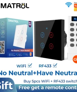 SMATRUL Interruptor WiFi Alexa Google