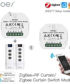 MOES ZigBee 30 Cortina Motorizada