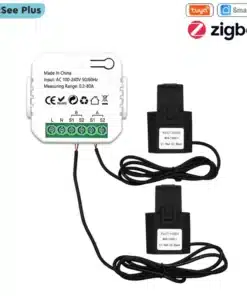 Monitor Energía ZigBee Tuya 2CANALES