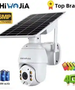 SHIWOJIA 4G Solar 5MP CCTV