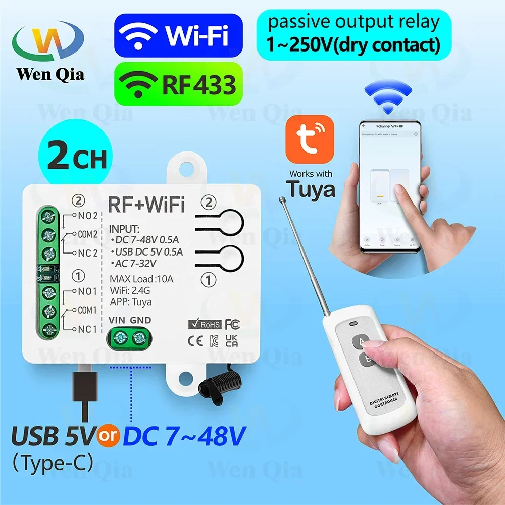 Tuya Smart Interruptor 2 Canales Tuya Smart Interruptor 2 Canales