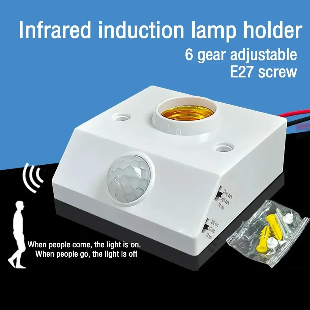 S5634eb0a957742809eda7d7bf9ec166ap.webp Sensor E27 220V automático Unbranded