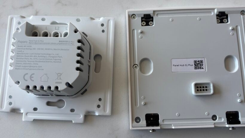 Análisis de Aqara Panel Hub S1 Plus 3 Instalación del Aqara Panel Hub S1 Plus
