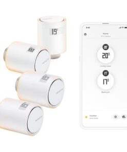 Netatmo 4 Cabezales Termostáticos Inteligentes