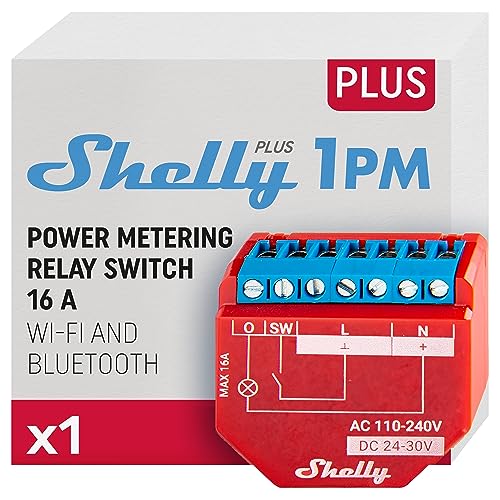 Shelly Plus 1PM WiFi Bluetooth Shelly Plus 1PM WiFi Bluetooth