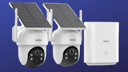Cámara solar AOSU con descuento 1 AOSU Security Cameras Outdoor Wireless