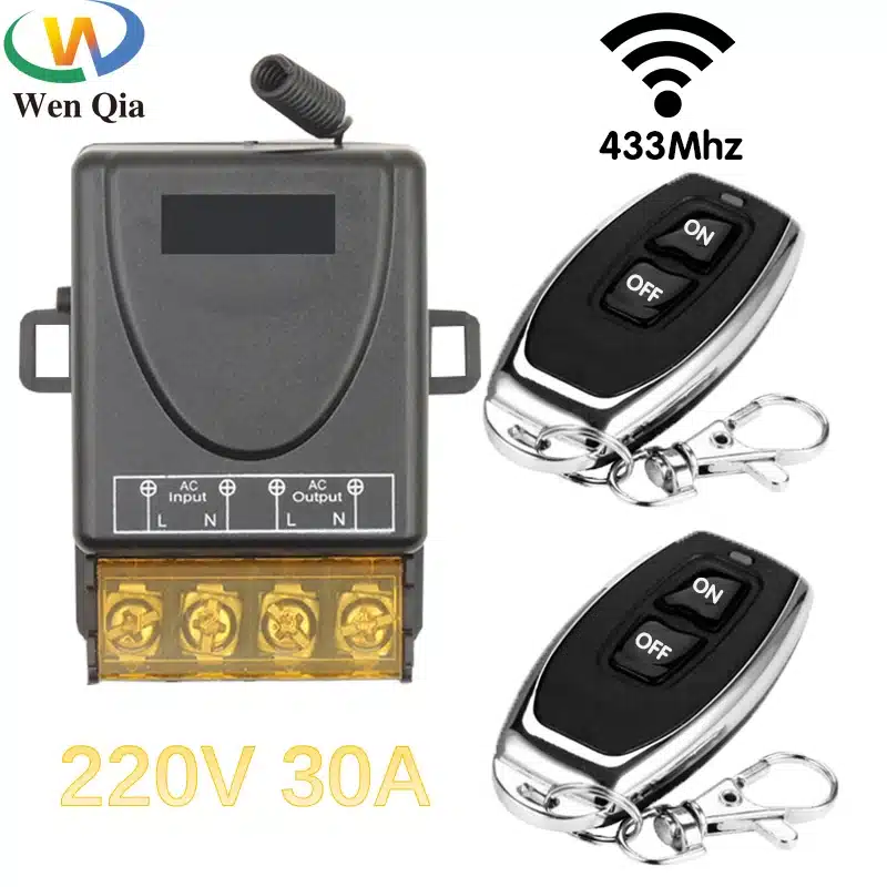TEDELIGO RF433 30A 220V Control TEDELIGO RF433 30A 220V Control