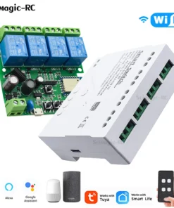 Módulo WiFi Tuya 4 canales
