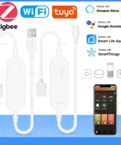 Controlador LED Zigbee Tuya RGBW