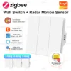Interruptor Tuya ZigBee sensor radar