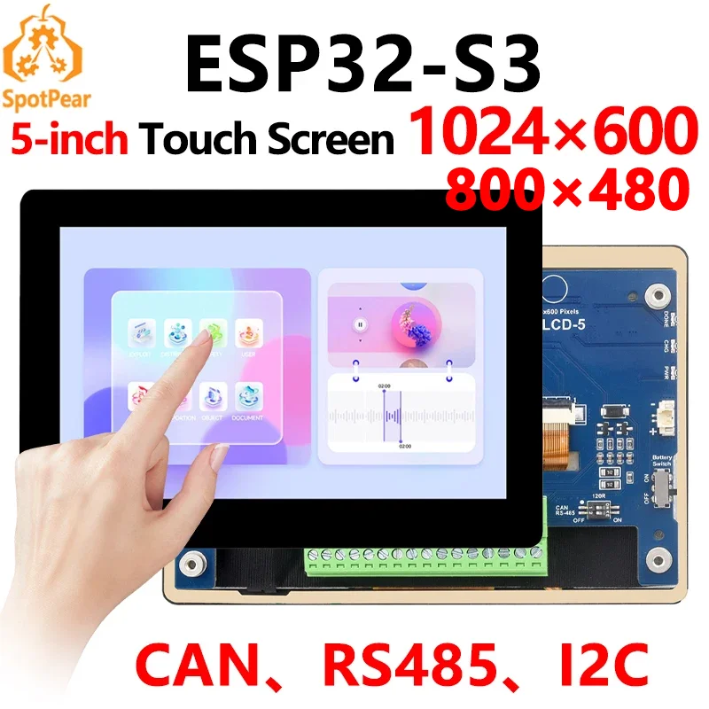 Sb0268e4edafa4e6cb51a6b546d4b5987R.webp ESP32S3 Pantalla Táctil 5 ESP32