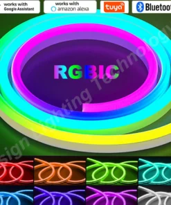 Tira LED Neon RGBIC Tuya