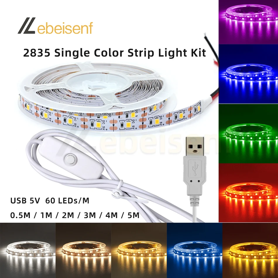 Tiras LED 2835 SMD USB Tiras LED 2835 SMD USB