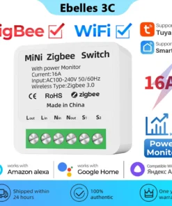Tuya Zigbee 16A Interruptor Inteligente