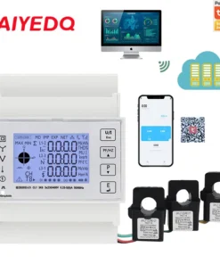Medidor Tuya TAC4321CT WiFi trifásico