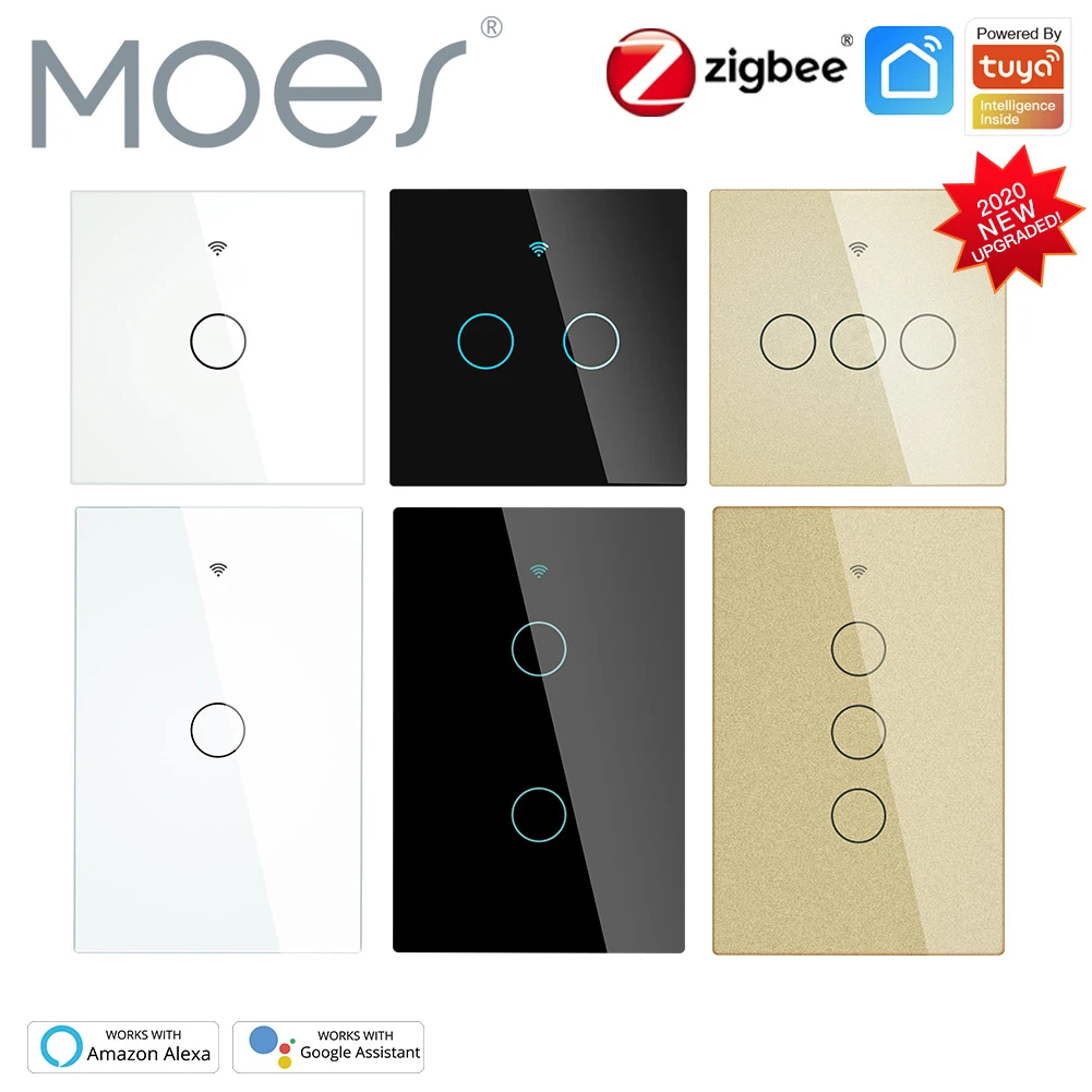 Sf461071b92024bf89ed9fe5b14607a2bn.webp Moes ZigBee Interruptor Smart Alexa