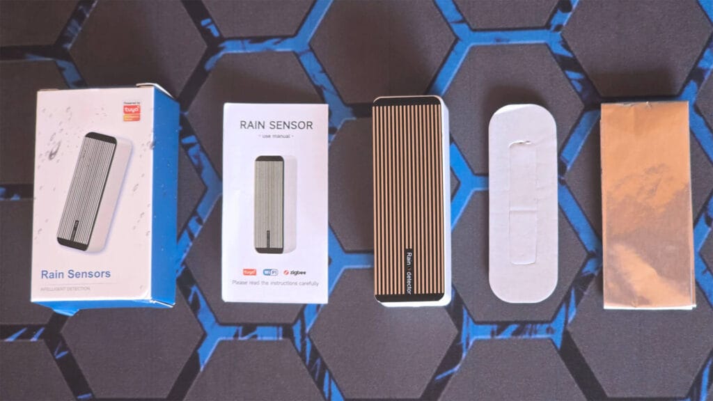 Tuya Non-Waterproof Rain Sensor Package Contents