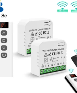 Tuya WiFi 433Mhz Cortina Alexa