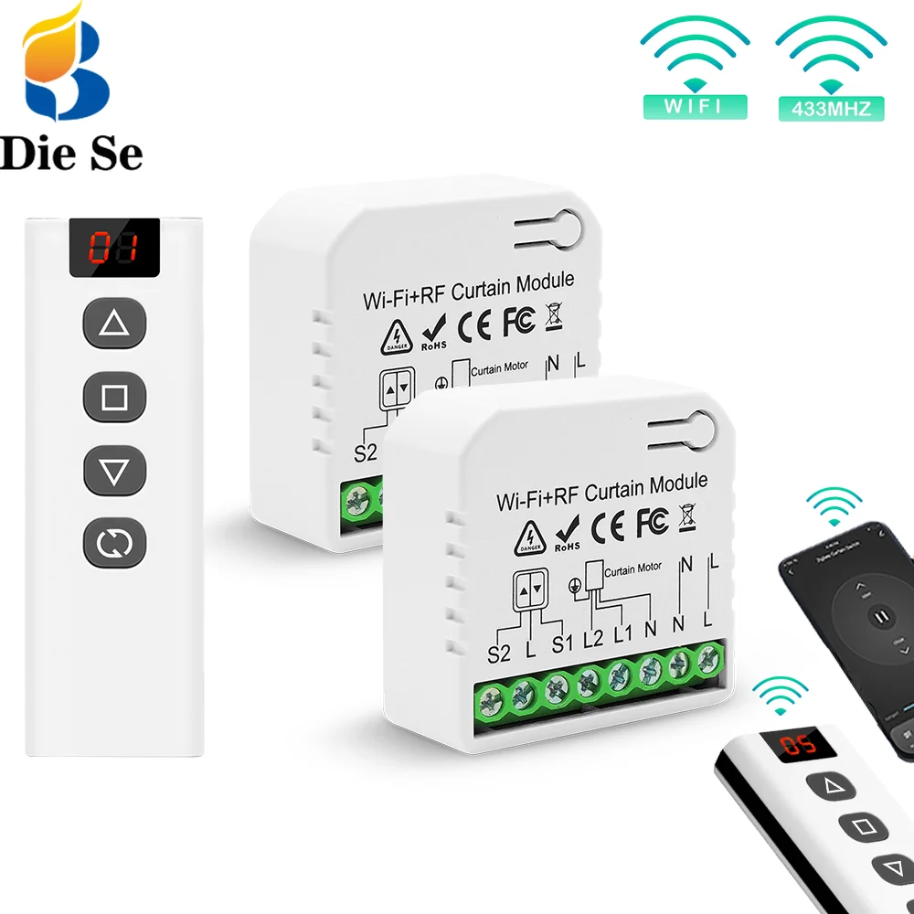 S2b7a8bc14e4043d9ae8d1bf9bd4228a2L.webp Tuya WiFi 433Mhz Cortina Alexa