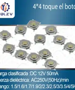 Interruptor Táctil Metal 12V 12V