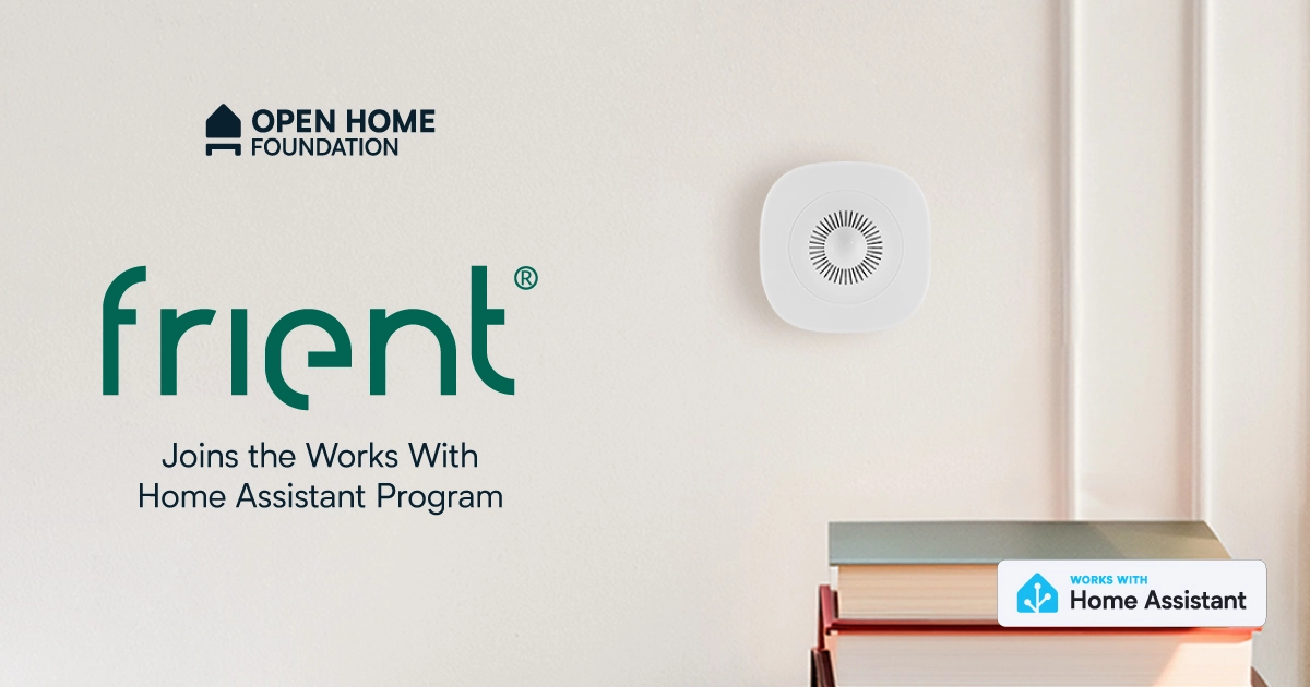 Frient se une a Works with Home Assistant