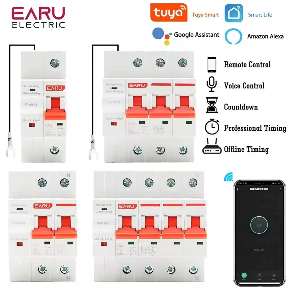 Sb03c849b30ec42babffa52c36489e85aY.webp Tuya WIFI Disyuntor 4P Automático