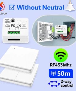 Interruptor RF 433Mhz 220V Interruptor