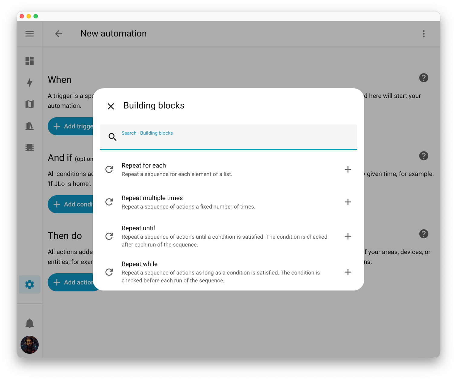 Home Assistant 2025.10 Optimización 5 Bloques de repetición