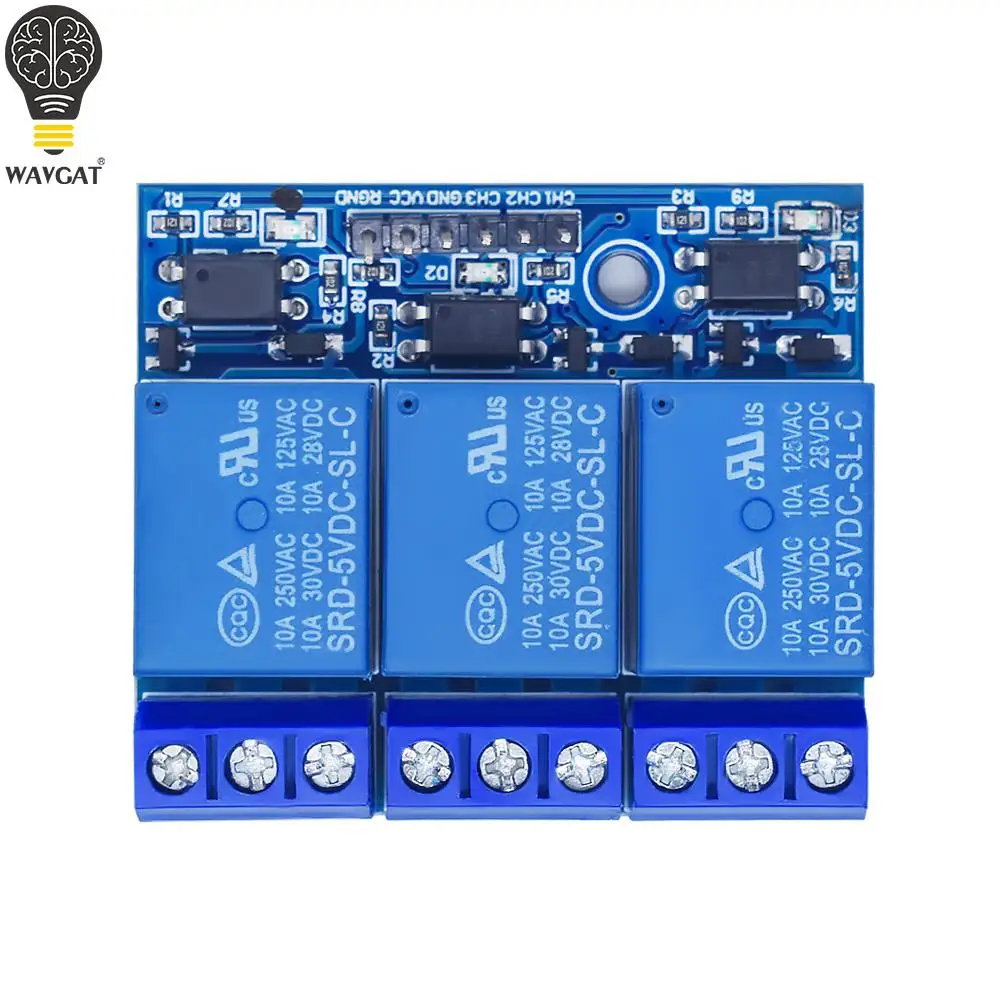 Hbefd1da758ae47428ddeb4b1c788f532s.webp Módulo Relé Electrostore 3CH Módulo