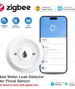 Sensor Zigbee Fugas Agua Tuya