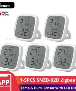 SONOFF SNZB02D Sensor Temperatura Humedad