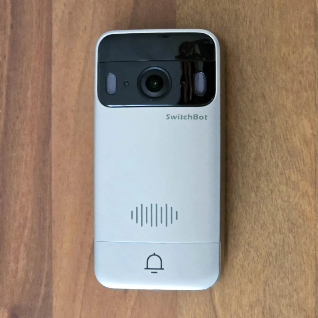 Revisión: Timbre Video Inteligente 3 SwitchBot Video Doorbell Vista Superior