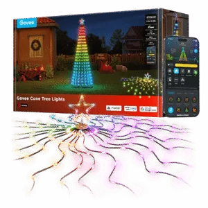Luces de Árbol Cónicas Govee Mejores Luces de Navidad Solo Locales para Home Assistant: Luces de Árbol Cónicas Govee