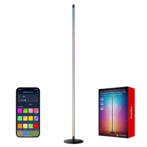 Lámpara de Pie SwitchBot RGBICWW Mejores Luces de Navidad Solo Locales para Home Assistant: Lámpara de Pie SwitchBot RGBICWW