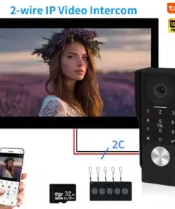 Videoportero Tuya WiFi 1080P Metálico