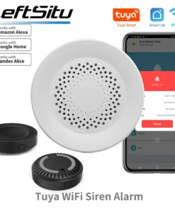 Tuya WiFi Sirena 100dB Alexa