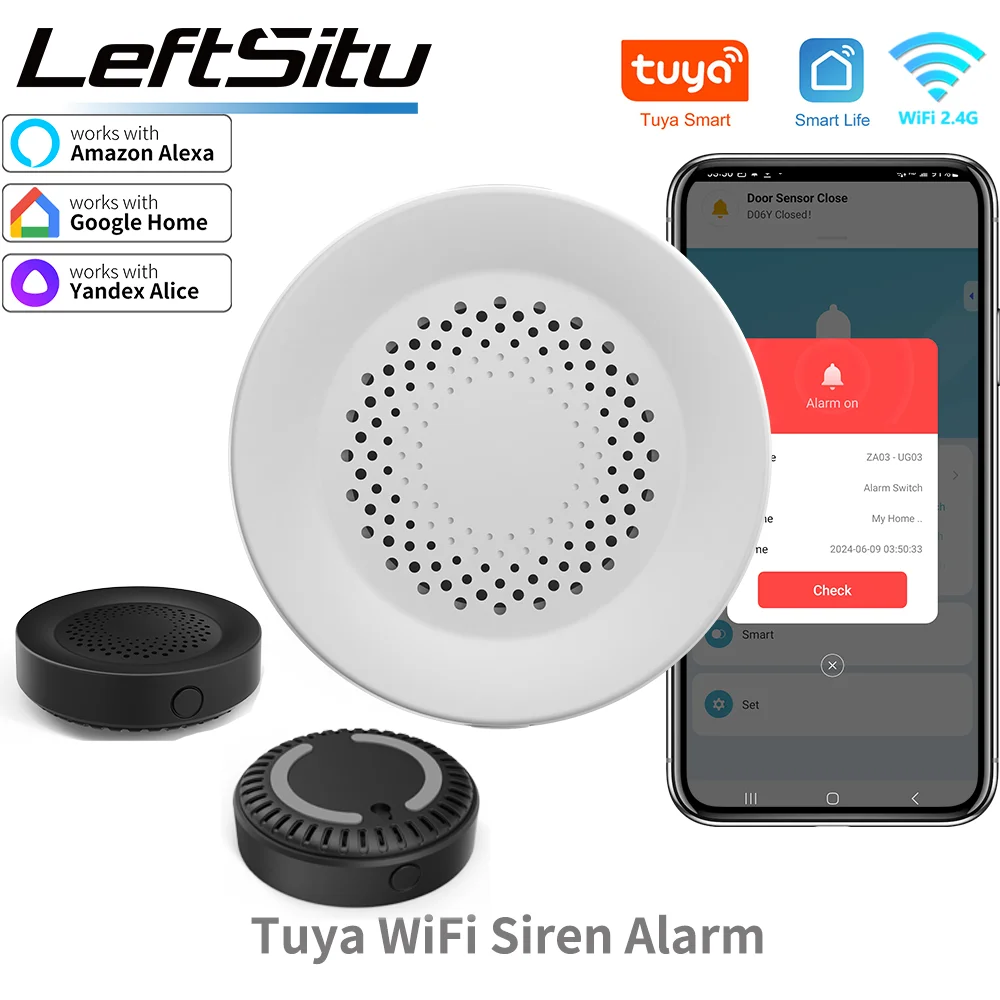 Sa29560af0eb4406b8352b2a67bc4d66fi.webp Tuya WiFi Sirena 100dB Alexa