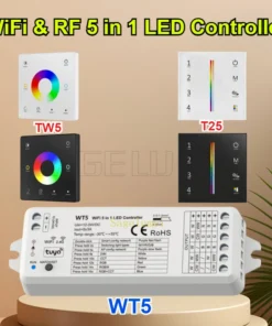 Controlador LED Tuya WT5 5en1