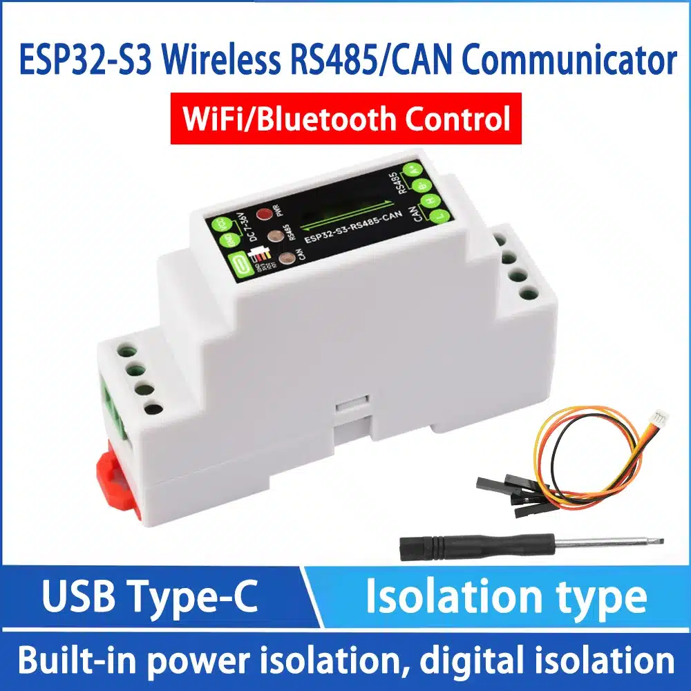 Sc0b4ecbd0e7d43249f0e93e6fc90463c2-1.webp ESP32S3 Industrial RS485 CAN Board