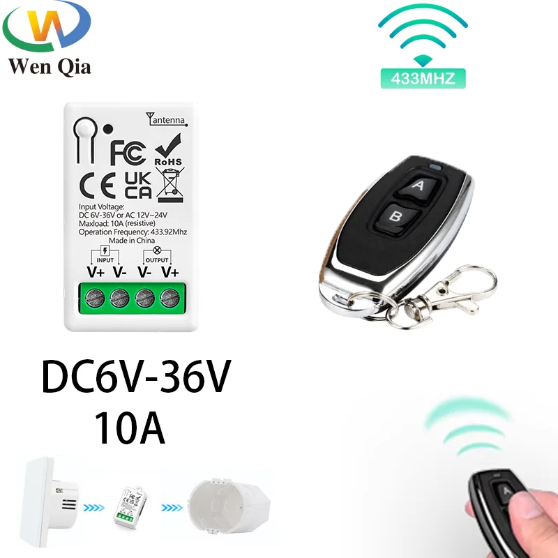 Sc1b7fe01e7034acaa2dcd37eb714f5e4g.webp WenQia Receptor Remoto 12V WenQia