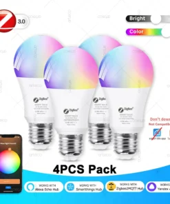 4 Bombillas Zigbee 30 Alexa