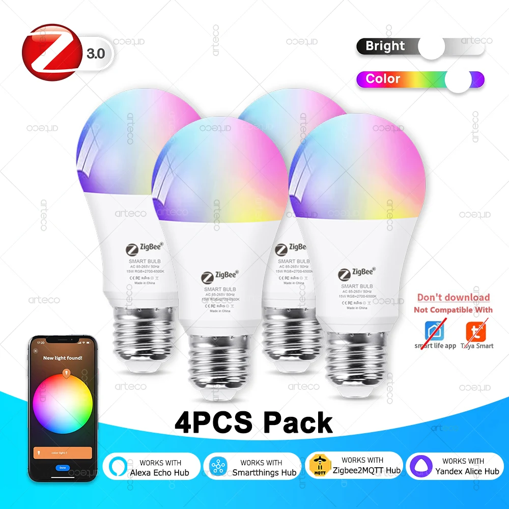 Scc768b3da4d945bf8f2adc07c70b4564R.webp 4 Bombillas Zigbee 30 Alexa