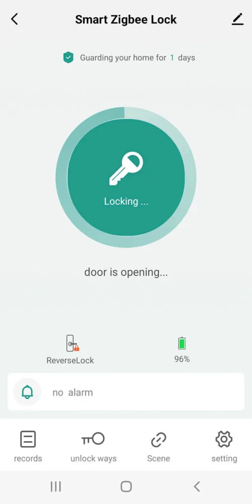 Reseña Cerradura Inteligente Zemismart 19 Zemismart A270 Zigbee Door Lock Added to App 3