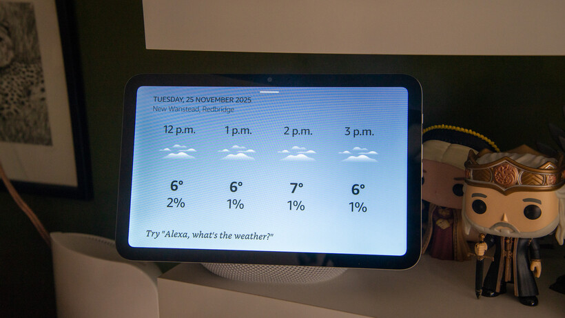 Análisis Echo Show 8 (2025) 7 Amazon Echo Show 8 (4ª Gen, 2025) - Información del tiempo