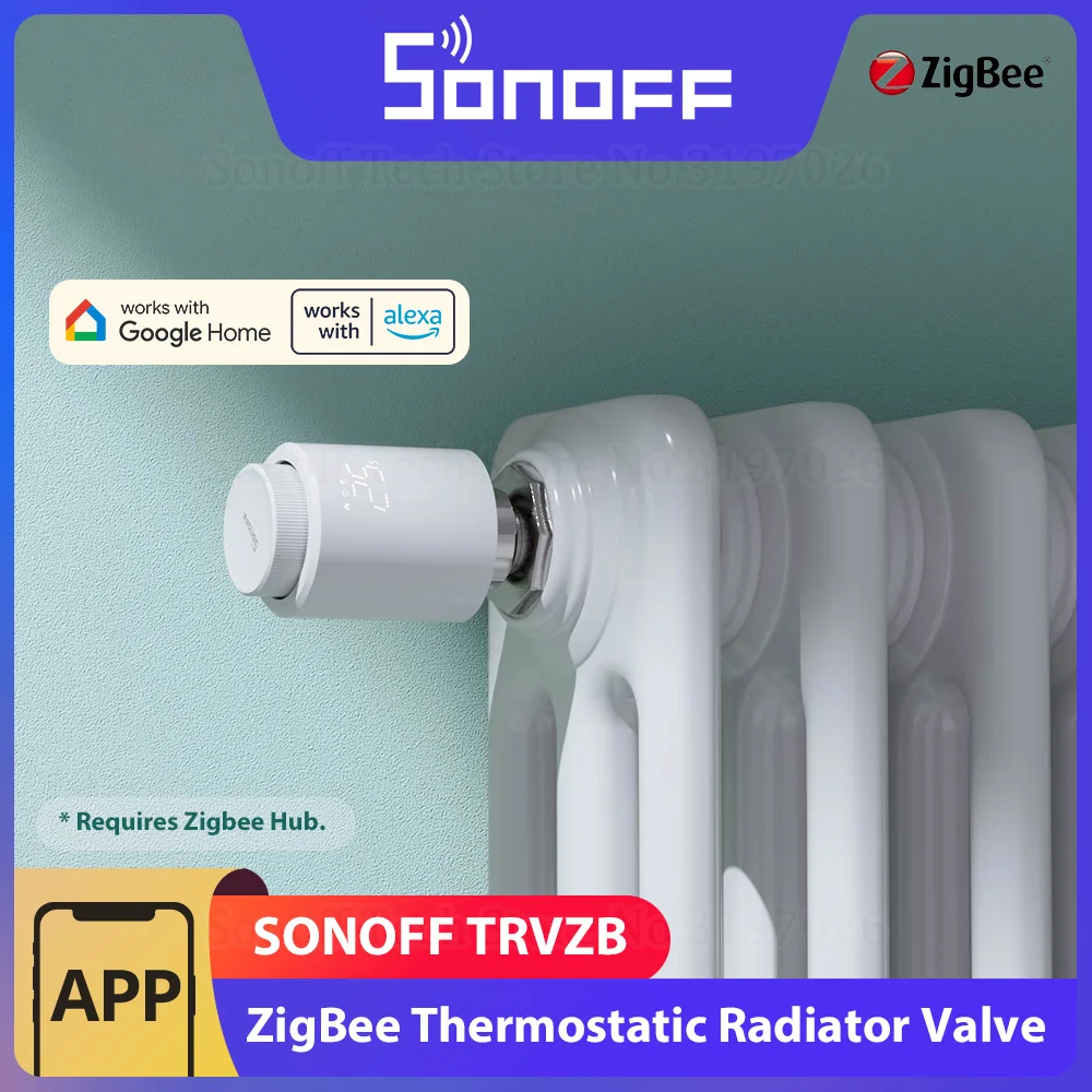 See6b1e46641b4c4caa670e00a393d71cZ.webp Sonoff TRVZB Zigbee Válvula Termostática