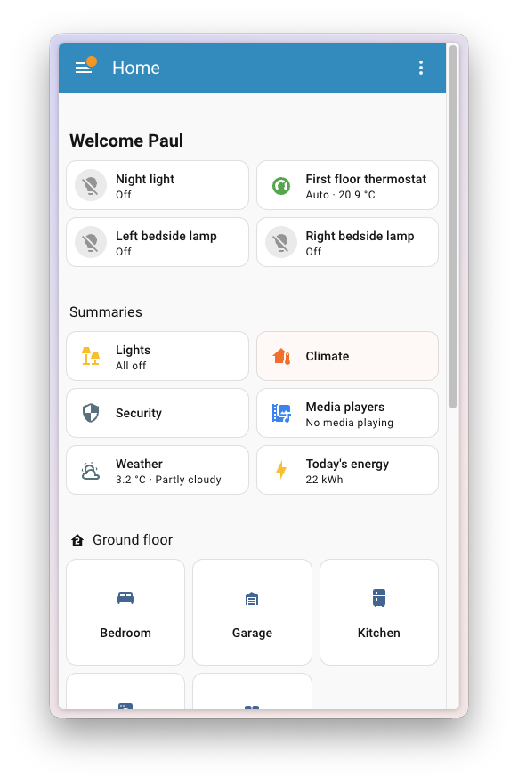 Home Assistant 2026.1: Casa con Dashboard 🥂