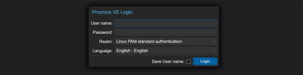 Guía Proxmox 9 Home Assistant 10 Instalando HAOS en Proxmox 9: Pantalla de Inicio de Sesión