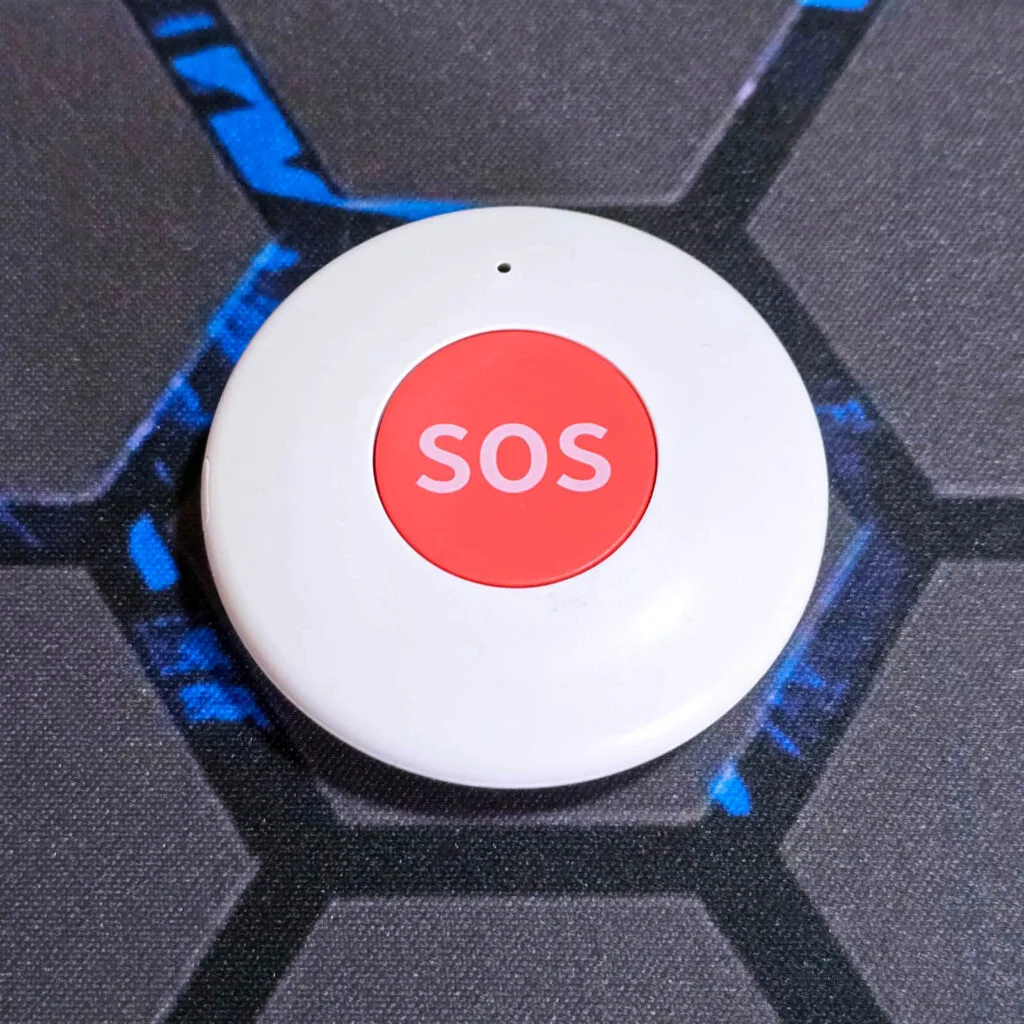 Revisión Botón Inteligente Zigbee 4 Tuya Zigbee SOS Smart Button Review Top View