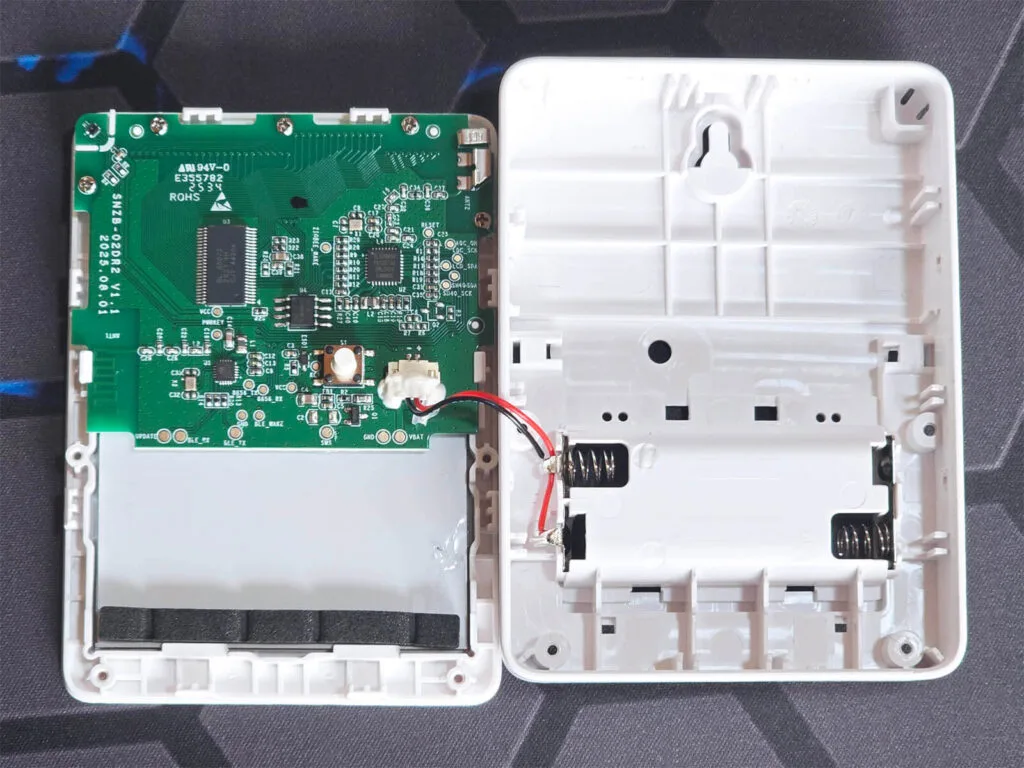 Prueba y Reseña Sensor Sonoff AirGuard TH 7 Sensor de Temperatura y Humedad Sonoff AirGuard TH Desmontado