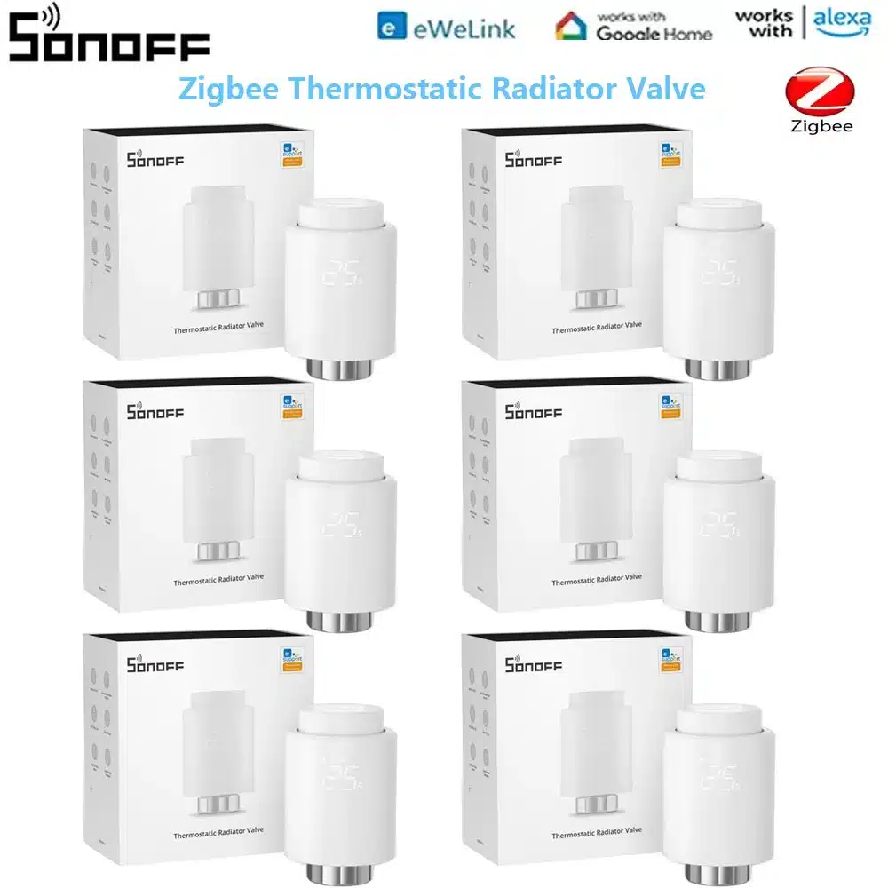 SONOFF Pack x1 Válvula Termostática SONOFF Pack x1 Válvula Termostática